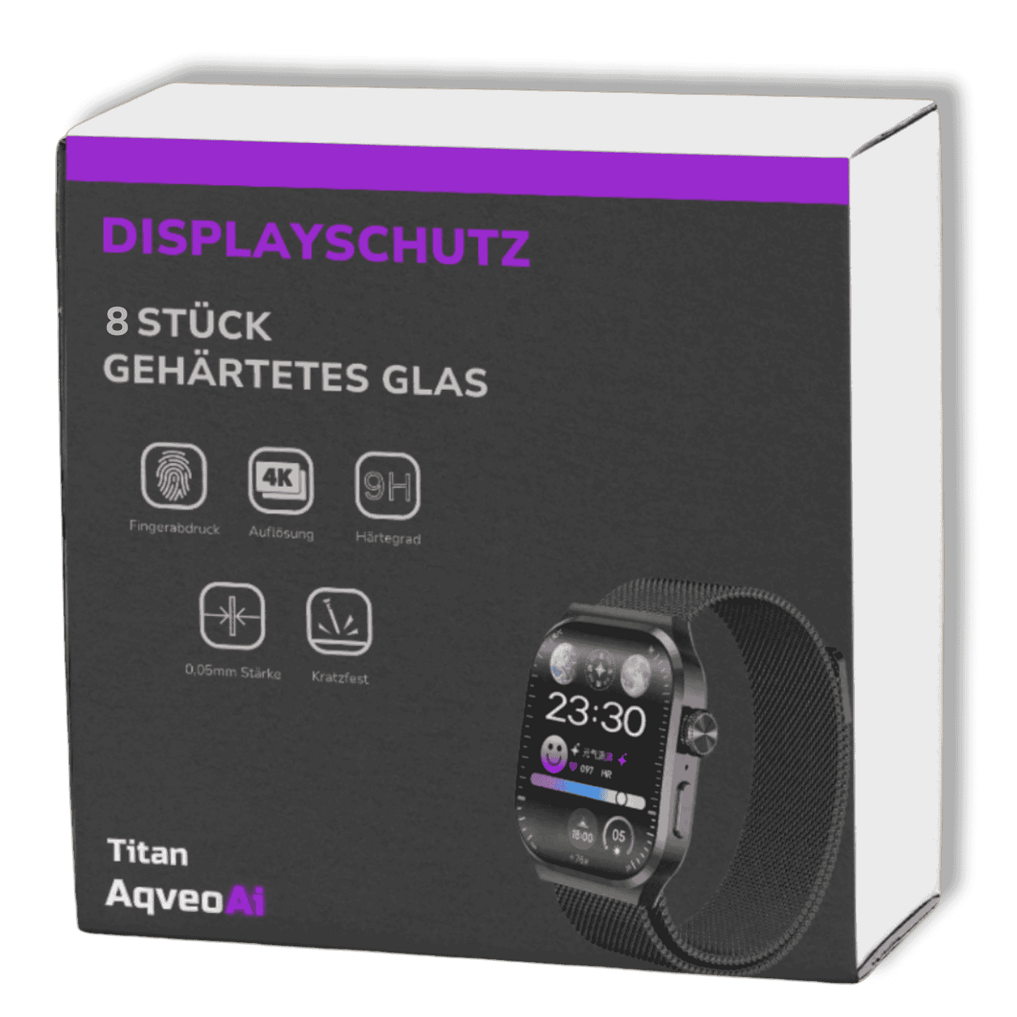 Displayschutz für Titan